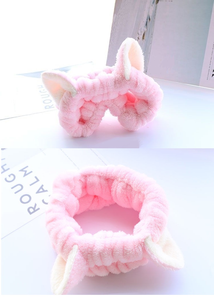 Stylevana - Bandeau de lavage de visage en molleton d'oreille de chat