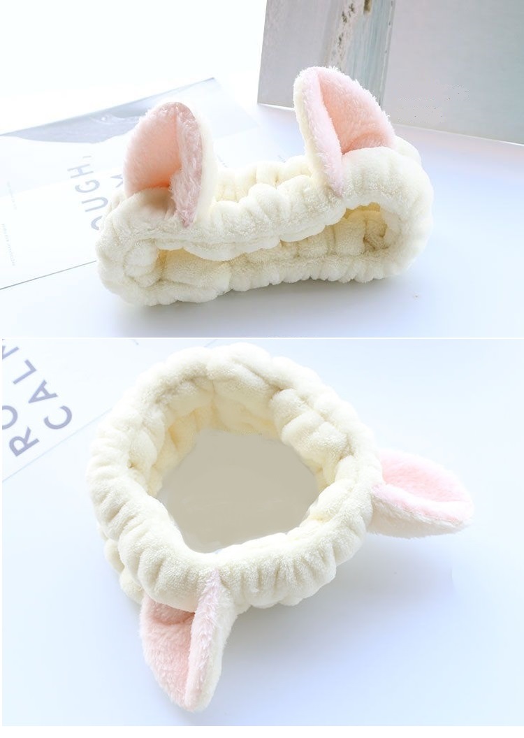 Stylevana - Bandeau de lavage de visage en molleton d'oreille de chat