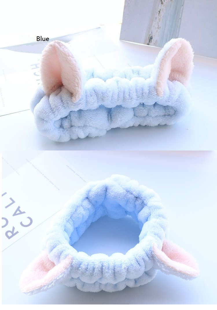 Stylevana - Bandeau de lavage de visage en molleton d'oreille de chat