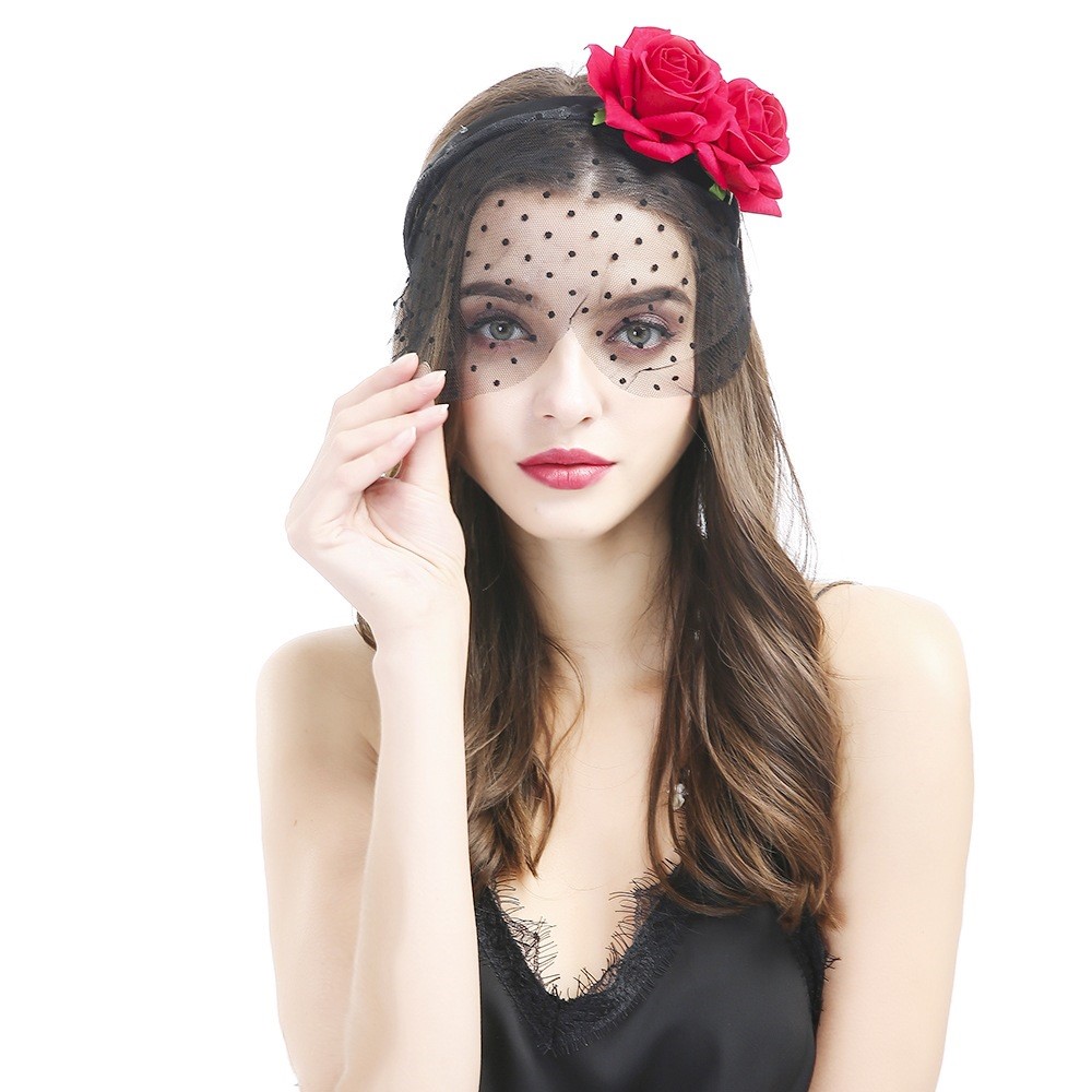 Stylevana - Bandeau en maille Roses