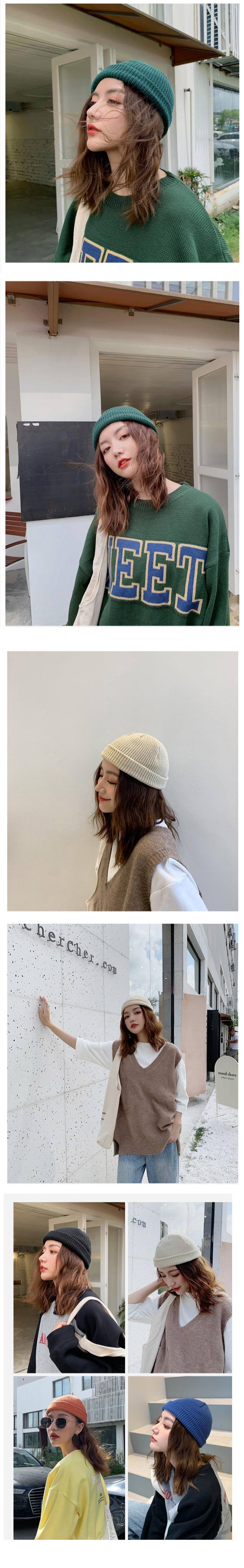 PinkGirl - Plain Knit Beanie