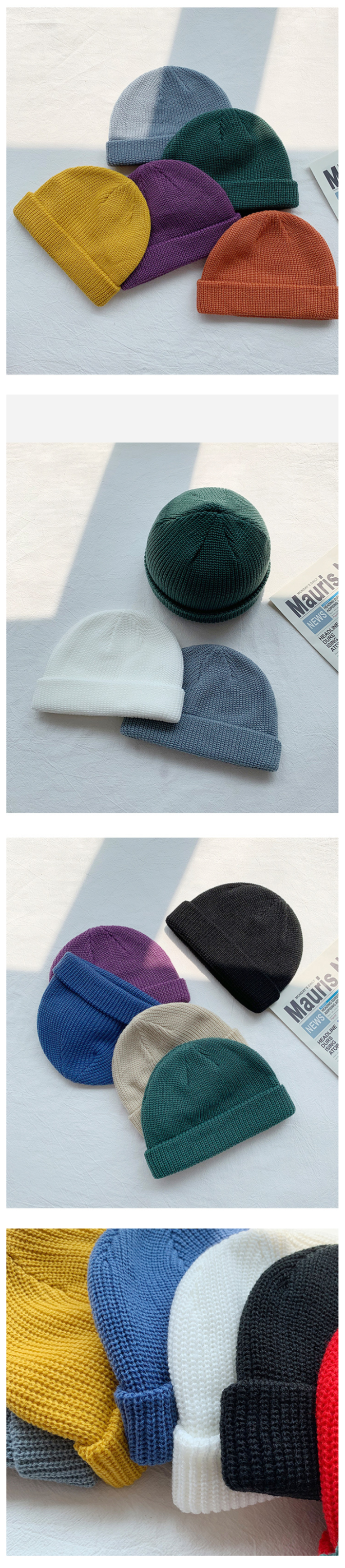 PinkGirl - Plain Knit Beanie