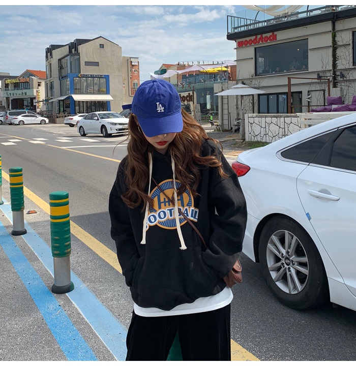 Bbuckkooki - Sweat à capuche imprimé à manches longues