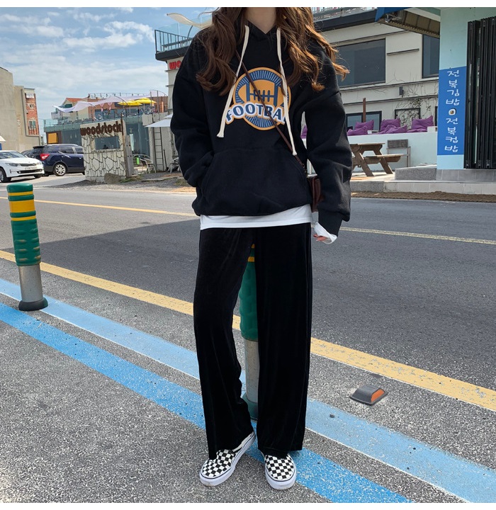 Bbuckkooki - Sweat à capuche imprimé à manches longues