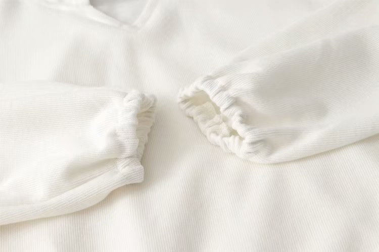 Dearest - Sweat à capuche uni à col en V