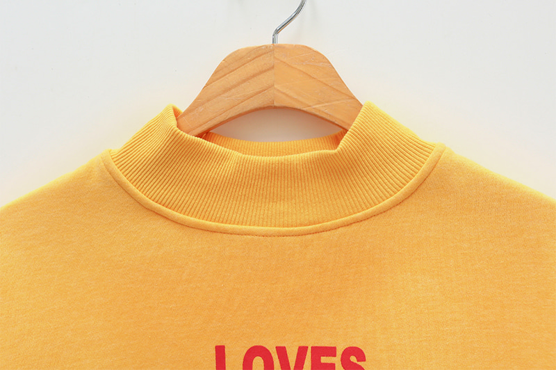 Icecream12 - Crew-Neck Lettering Pullover