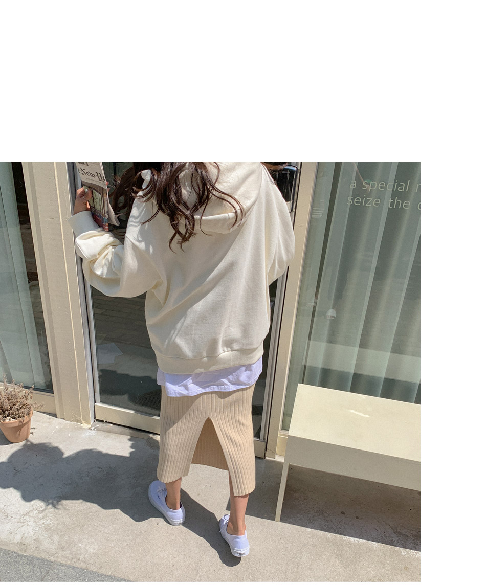 MERONGSHOP - Sweat à capuche oversize avec lettrage à épaules tombantes
