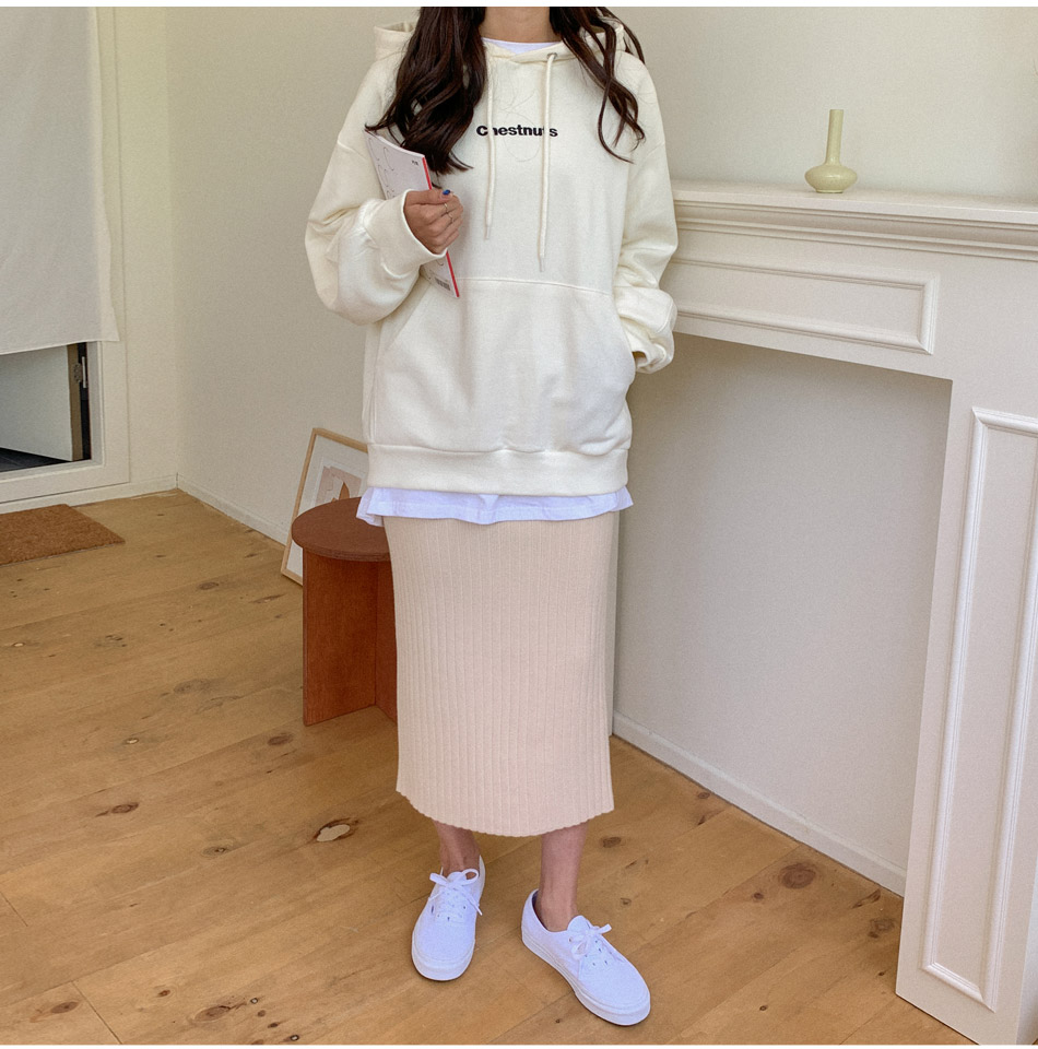 MERONGSHOP - Sweat à capuche oversize avec lettrage à épaules tombantes