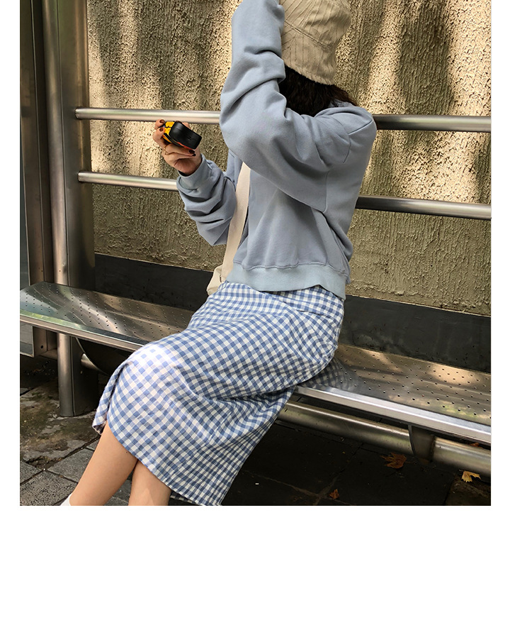 Rosy.B - Dropped Shoulder Plain Pullover