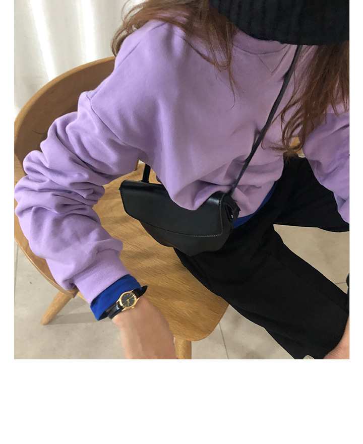 Rosy.B - Dropped Shoulder Plain Pullover