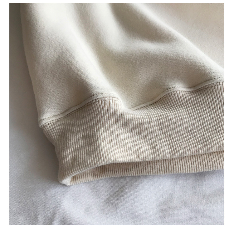 Rosy.B - Long-Sleeve Round-Neck Printed Pullover