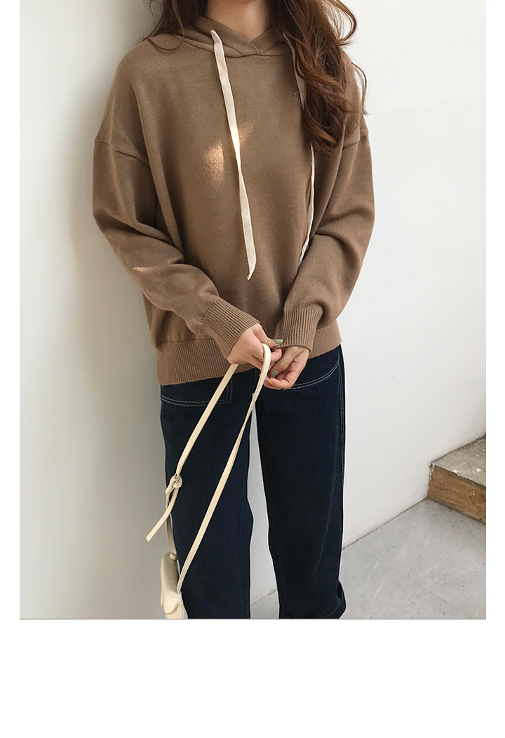 Rosy.B - Sweat à capuche avec inscription à manches longues