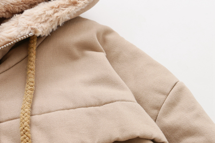 Dearest - Veste cargo à capuche poilue