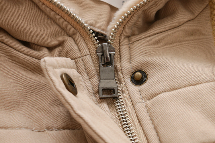 Dearest - Veste cargo à capuche poilue