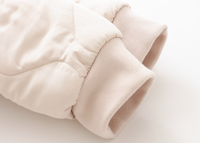 Dearest - Veste longue en duvet uni avec poches zippées