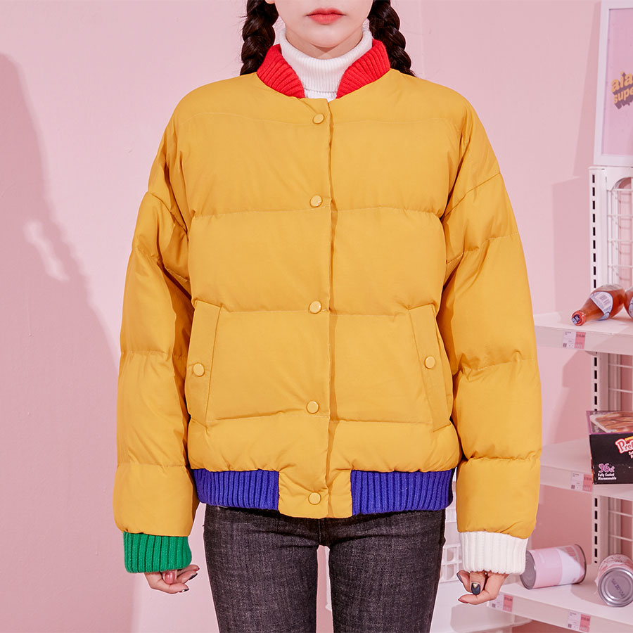 Icecream12 - Veste rembourrée contrastée