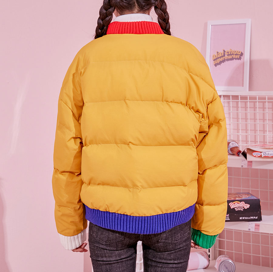 Icecream12 - Veste rembourrée contrastée