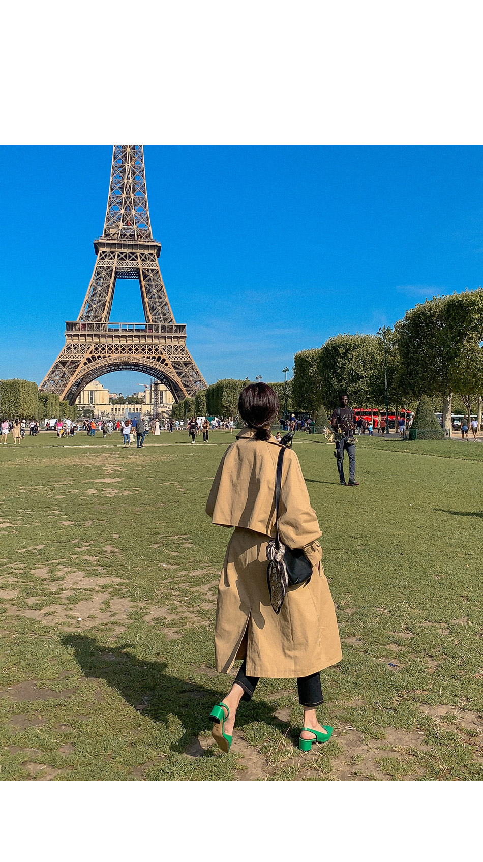 MERONGSHOP - Trench-coat croisé avec ceinture