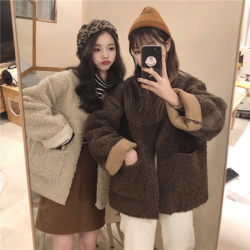 MissLady - Two-Way Round Neck Fleece Jacket