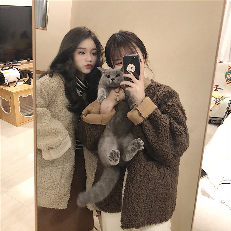MissLady - Two-Way Round Neck Fleece Jacket