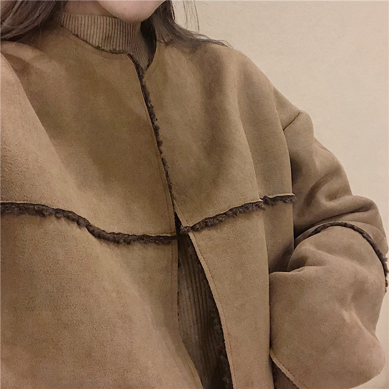 MissLady - Two-Way Round Neck Fleece Jacket