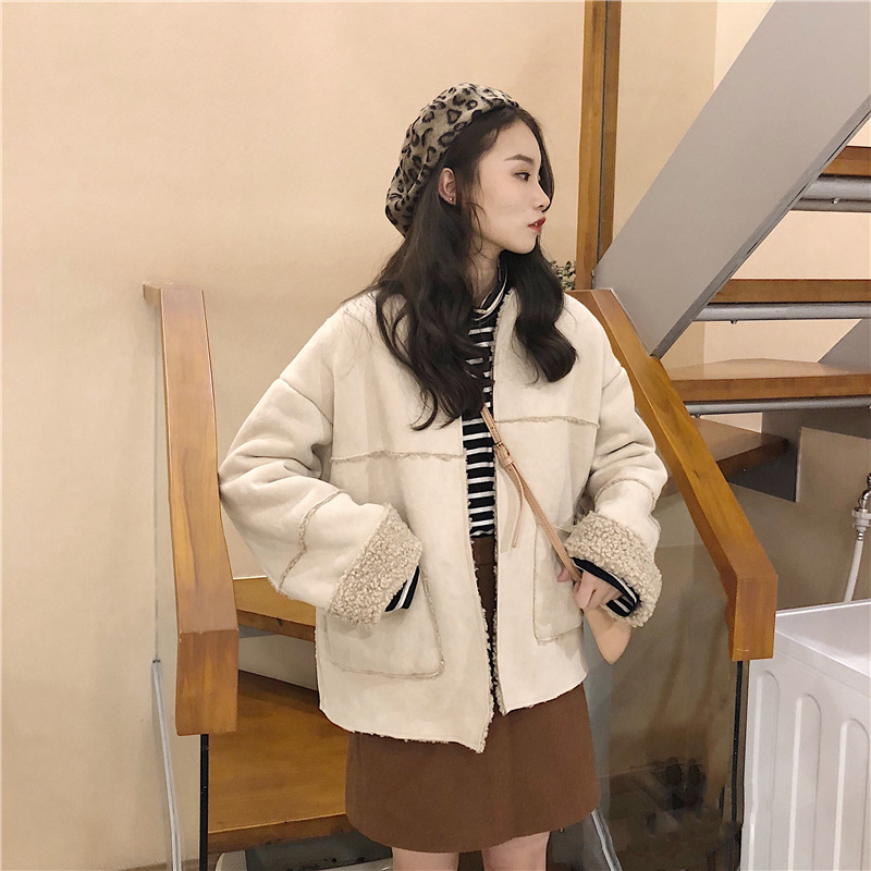 MissLady - Two-Way Round Neck Fleece Jacket