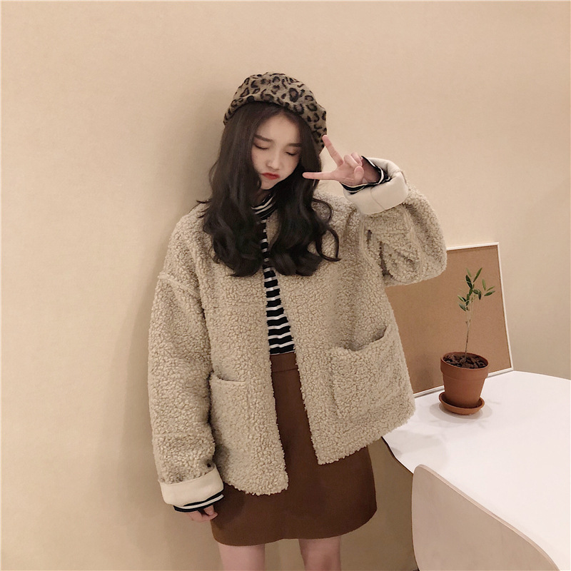 MissLady - Two-Way Round Neck Fleece Jacket