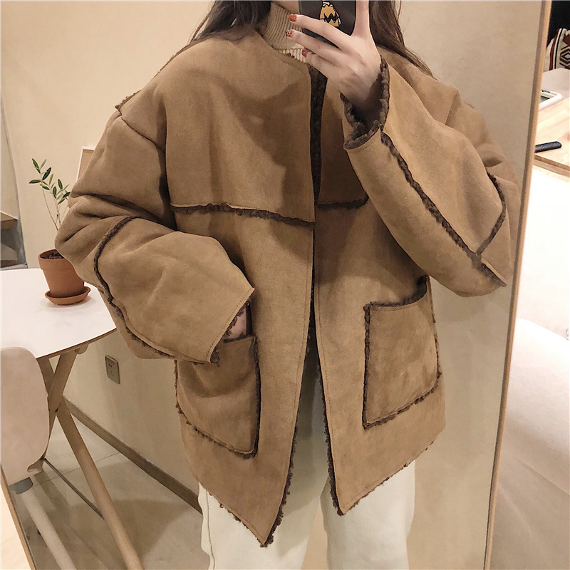 MissLady - Two-Way Round Neck Fleece Jacket