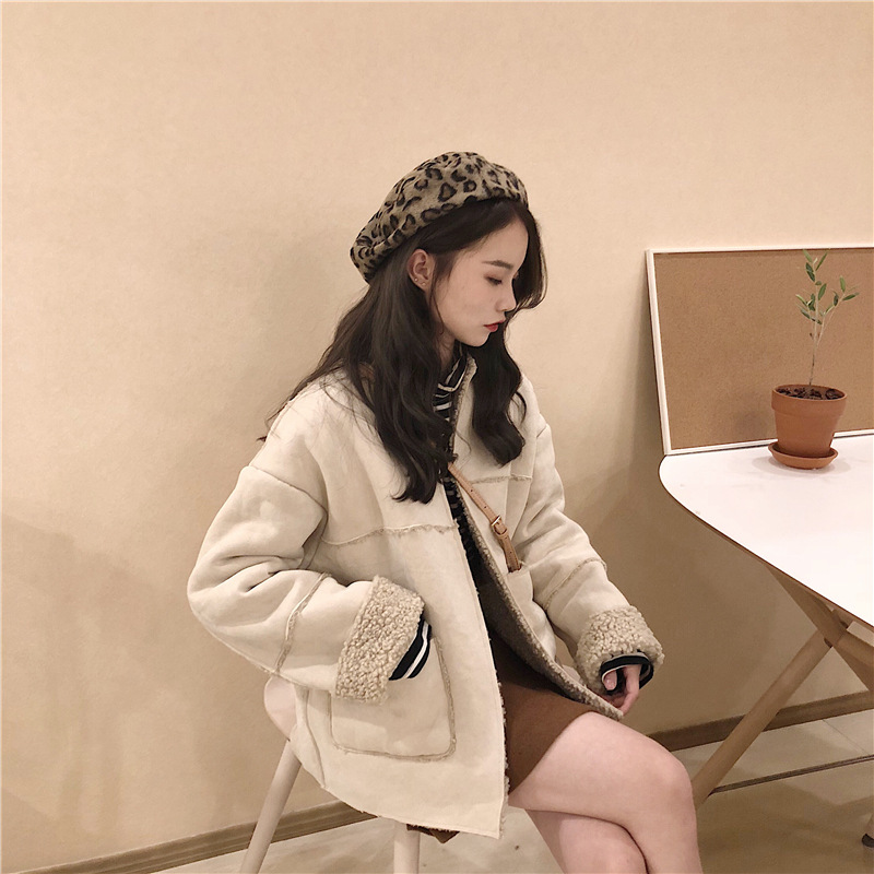 MissLady - Two-Way Round Neck Fleece Jacket