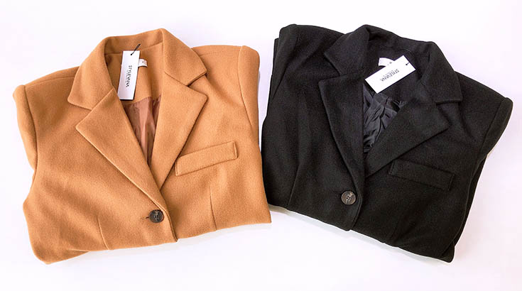 Souland - Blazer uni à poche simple boutonnage