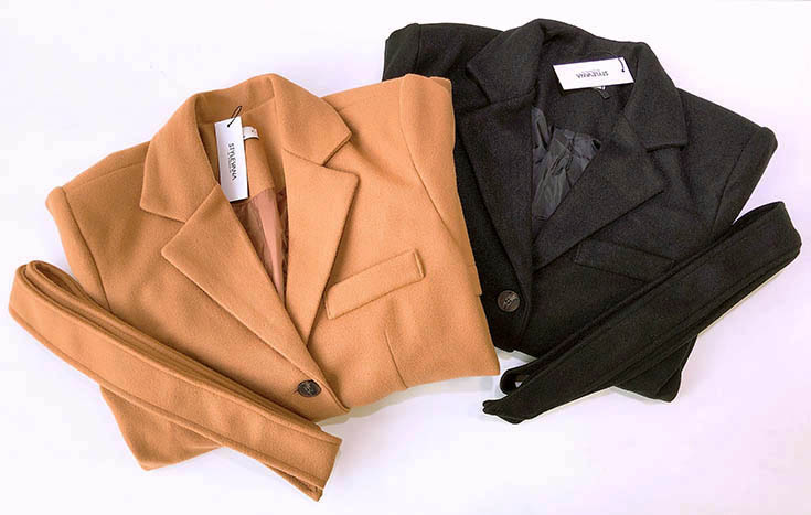 Souland - Blazer uni à poche simple boutonnage