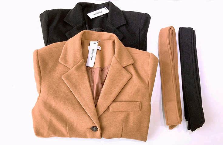 Souland - Blazer uni à poche simple boutonnage