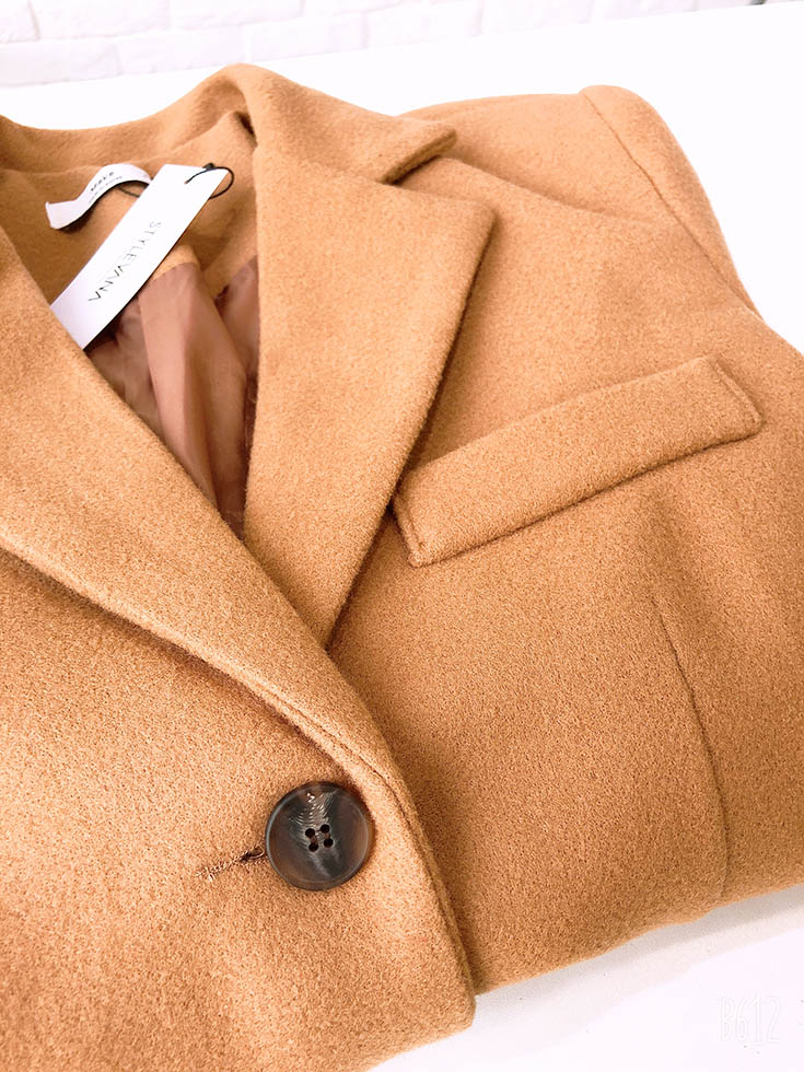 Souland - Blazer uni à poche simple boutonnage