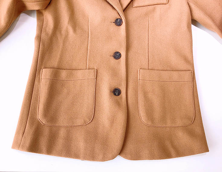 Souland - Blazer uni à poche simple boutonnage