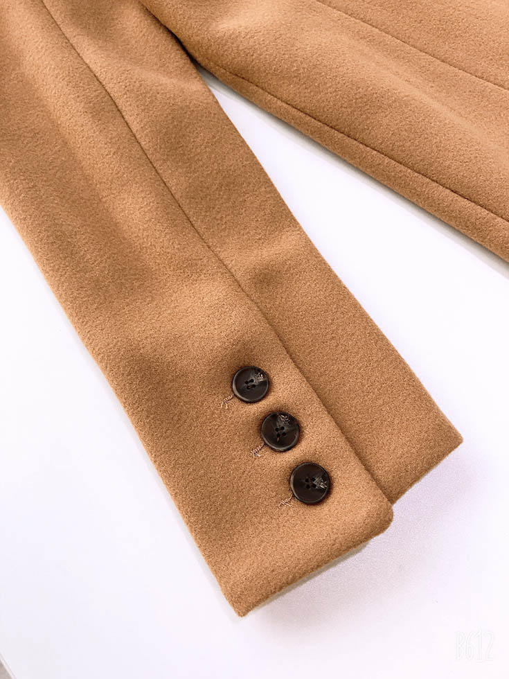 Souland - Blazer uni à poche simple boutonnage