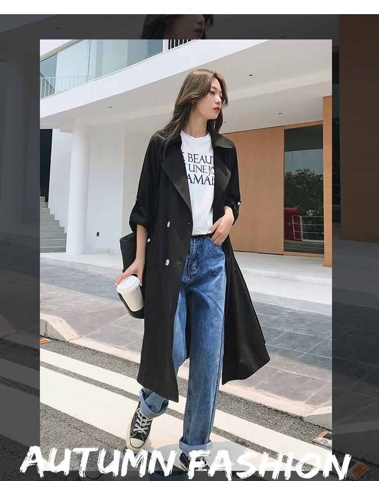 Seoulflash - Trench à double boutonnage