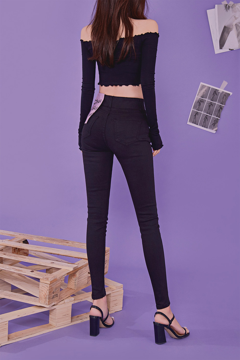 chuu - Jean skinny taille ceinture -5KG Vol.109