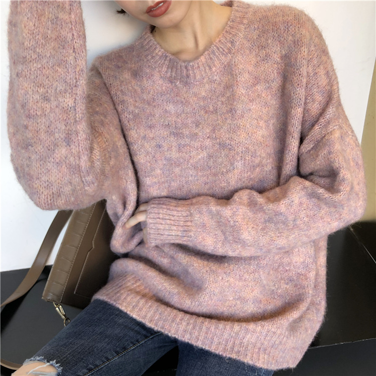 MissLady - Pull uni à col rond
