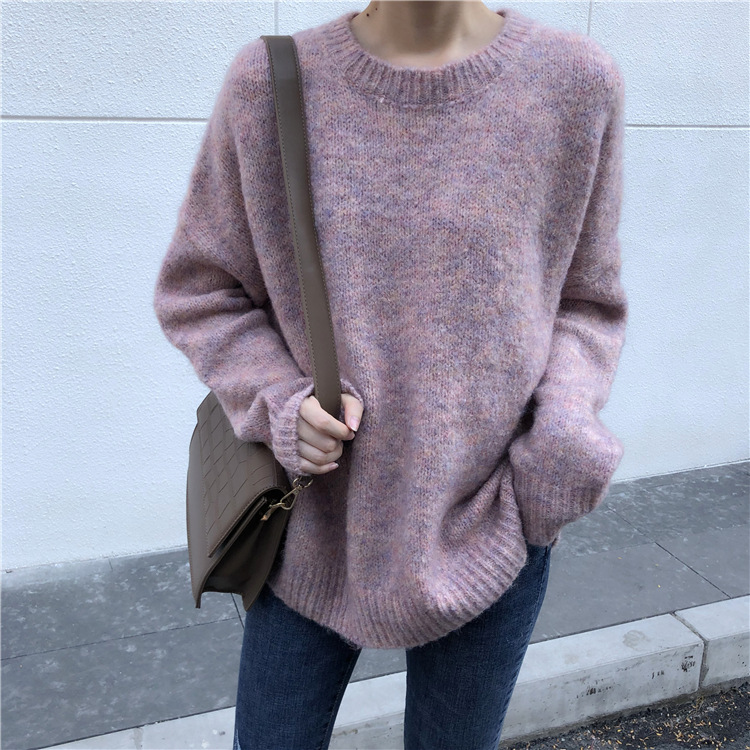 MissLady - Pull uni à col rond