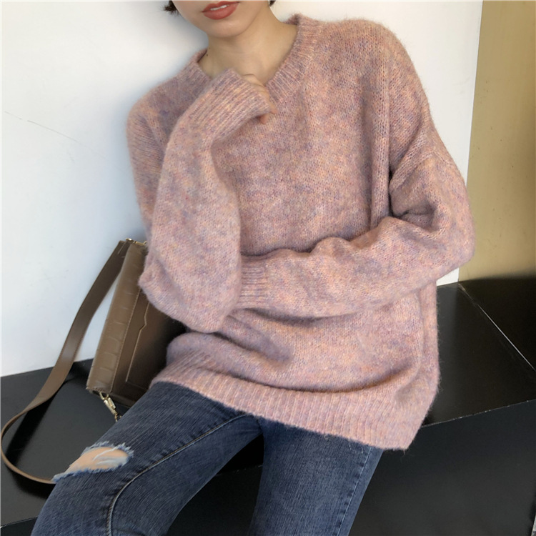 MissLady - Pull uni à col rond