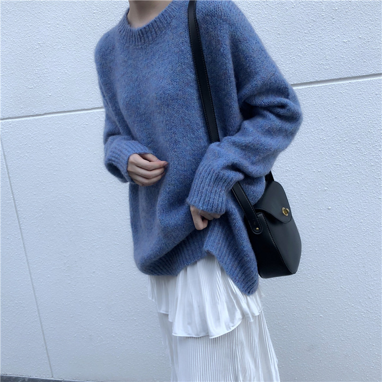 MissLady - Pull uni à col rond