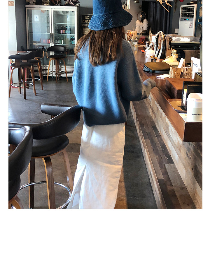 Rosy.B - Turtleneck Ribbed Plain Top