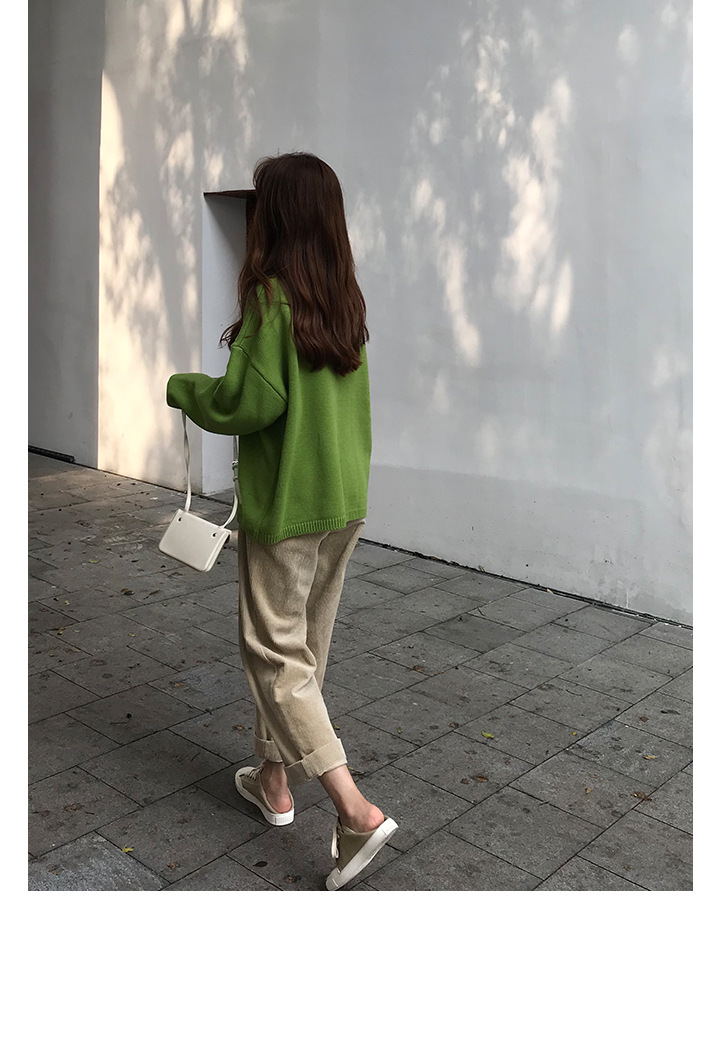 Rosy.B - Dropped Shoulder Oversized Knit Pullover