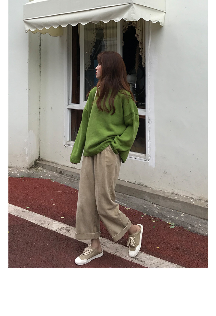 Rosy.B - Dropped Shoulder Oversized Knit Pullover