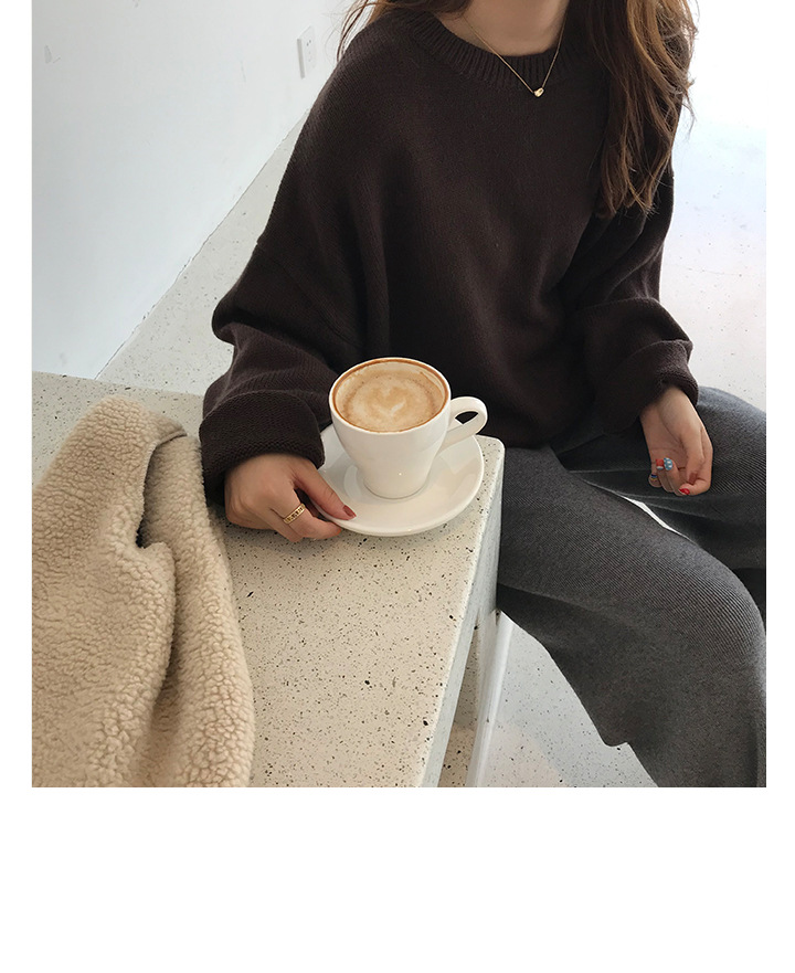 Rosy.B - Dropped Shoulder Oversized Knit Pullover