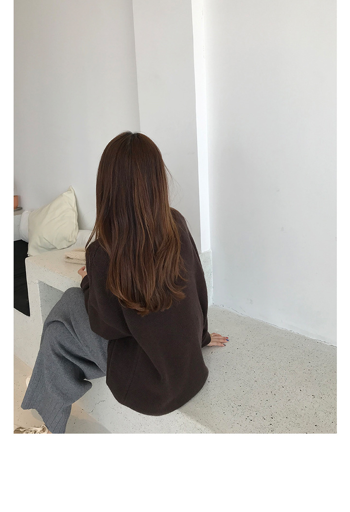 Rosy.B - Dropped Shoulder Oversized Knit Pullover