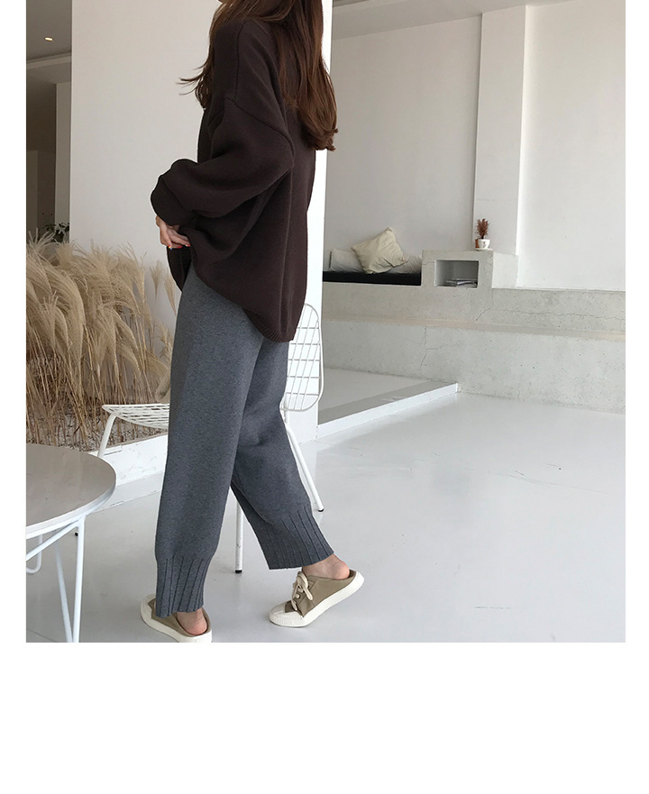 Rosy.B - Dropped Shoulder Oversized Knit Pullover