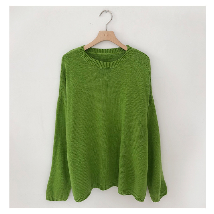 Rosy.B - Dropped Shoulder Oversized Knit Pullover