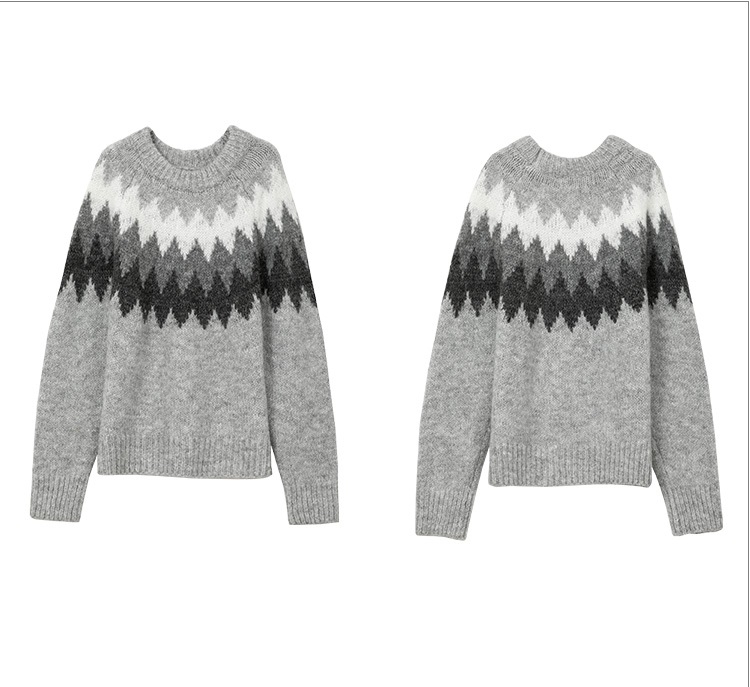 Seoulflash - Pull en tricot à col rond