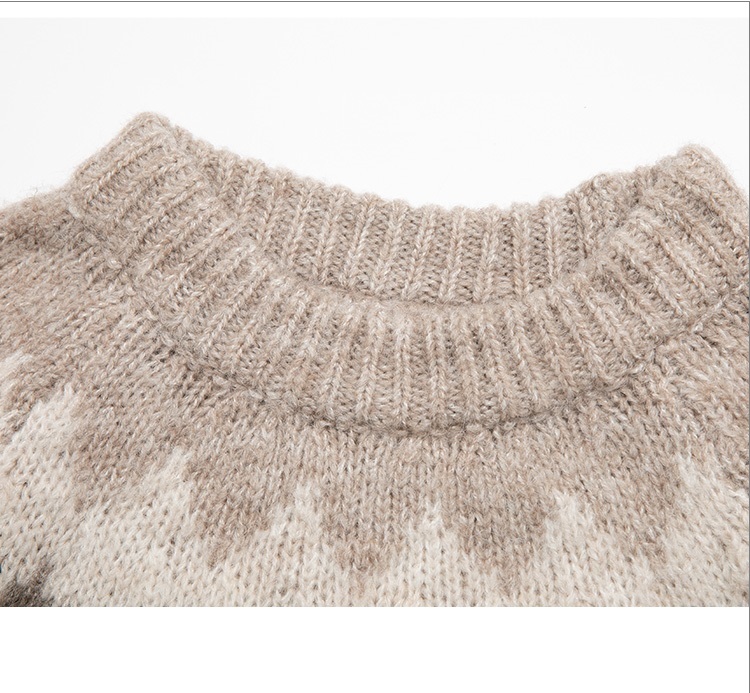 Seoulflash - Pull en tricot à col rond